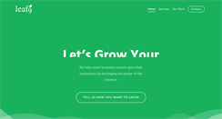 Desktop Screenshot of leaf9.com