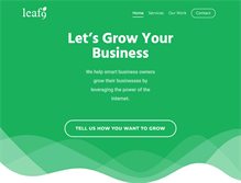 Tablet Screenshot of leaf9.com
